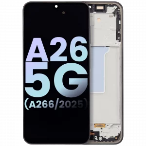 OLED Assembly With Frame For Samsung Galaxy A26 5G (A266 / 2025) (Service Pack) (Black)