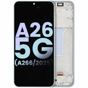 OLED Assembly With Frame For Samsung Galaxy A26 5G (A266 / 2025) (Service Pack) (Mint)
