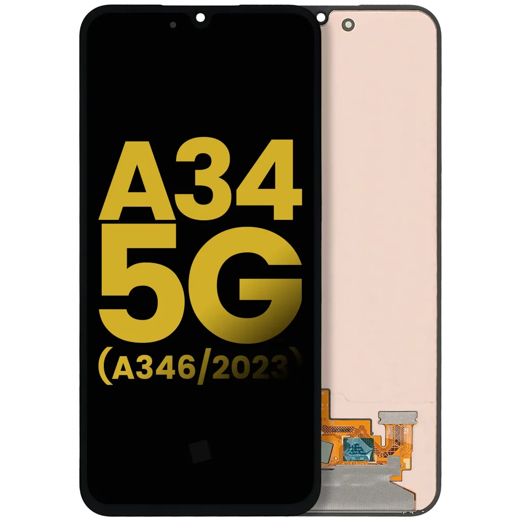 OLED Assembly Without Frame For Samsung Galaxy A34 5G (A346 / 2023) (Refurbished) (All Colors)
