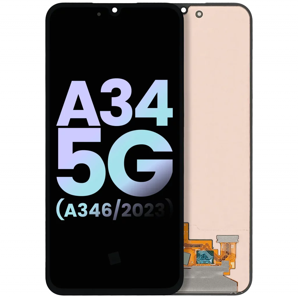 OLED Assembly Without Frame For Samsung Galaxy A34 5G (A346 / 2022) (Service Pack) (All Colors)