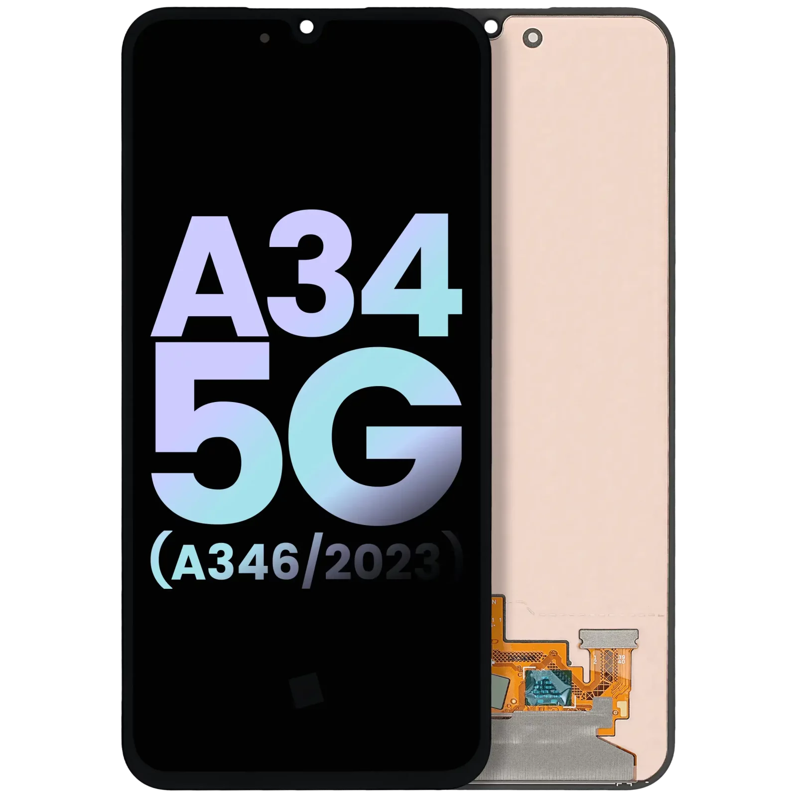 OLED Assembly Without Frame For Samsung Galaxy A34 5G (A346 / 2022) (Service Pack) (All Colors)