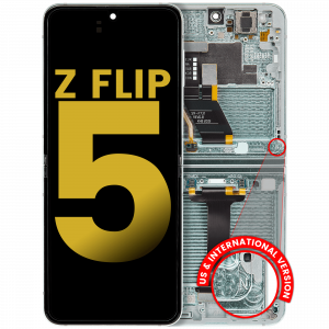 Inner OLED Assembly With Frame For Samsung Galaxy Z Flip 5 5G (US & International) (Refurbished) (Mint)