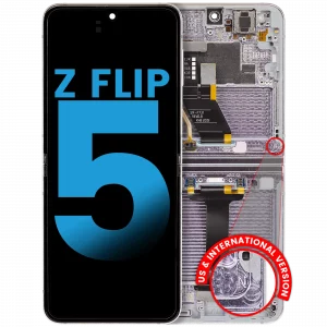Inner OLED Assembly With Frame For Samsung Galaxy Z Flip 5 5G (F731) (US & International) (Aftermarket) (Lavender)