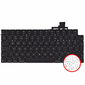 Keyboard W/ Backlight & Screws For MacBook Air 13" (A3240 / Early 2025) (UK English)