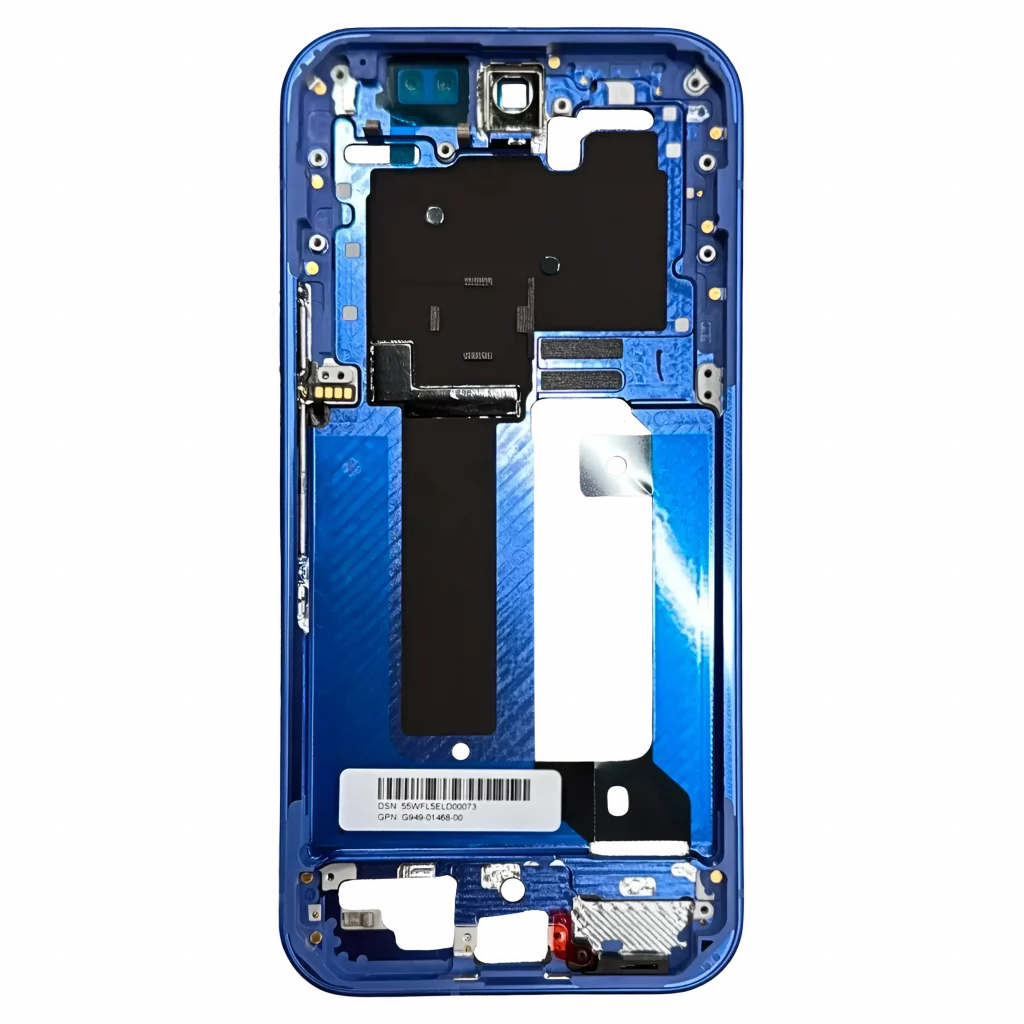 Mid- Frame Housing For Google Pixel 10 (Genuine OEM) (US Version) (Blue)
