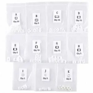 Keycap Scissor Mechanism Kit For MacBook Air 13" A2337 / A2681 / A3113 / A3240 & 15" A2941 / A3114 / A3241 & Pro 13" A2338 & 14" A2442 / A2779 / A2992 / A3112 / A3185 & 16" A2485 / A2780 / A2991 / A3403 (Genuine OEM)