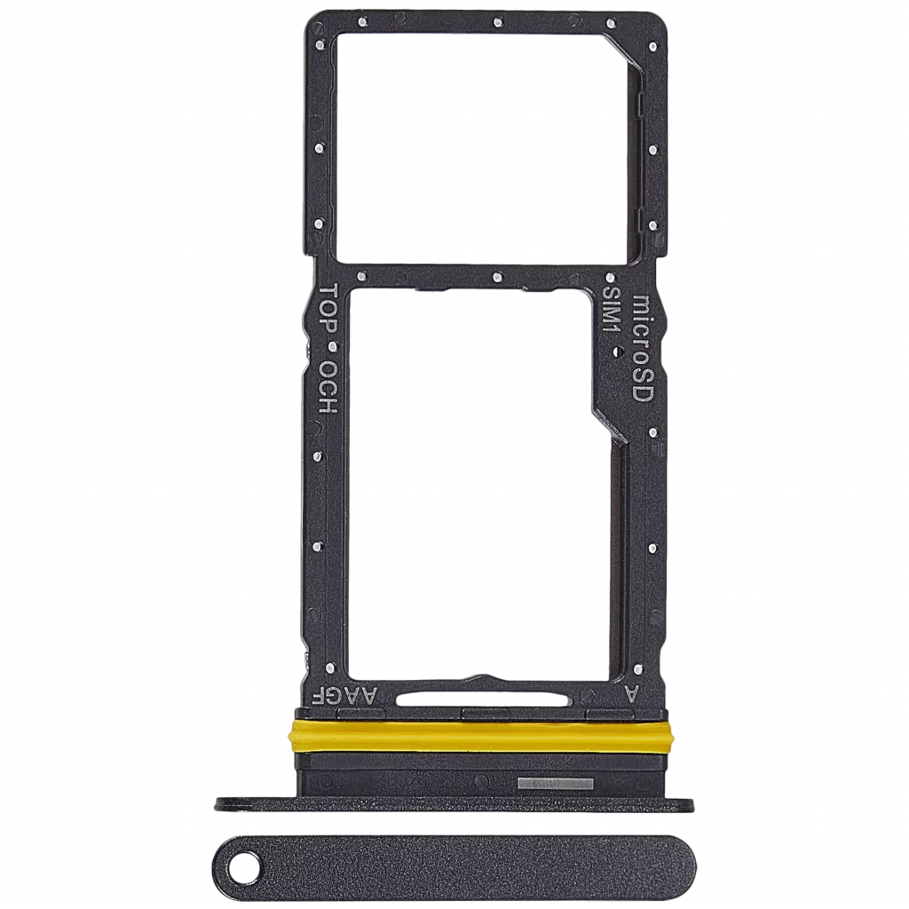 Single Sim Card Tray For Samsung Galaxy A17 4G (A175 / 2025) (Premium) (Black)
