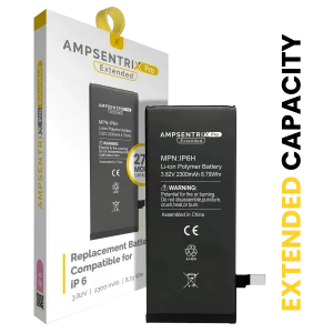 Replacement Battery For iPhone 6 (AmpSentrix Pro Extended)