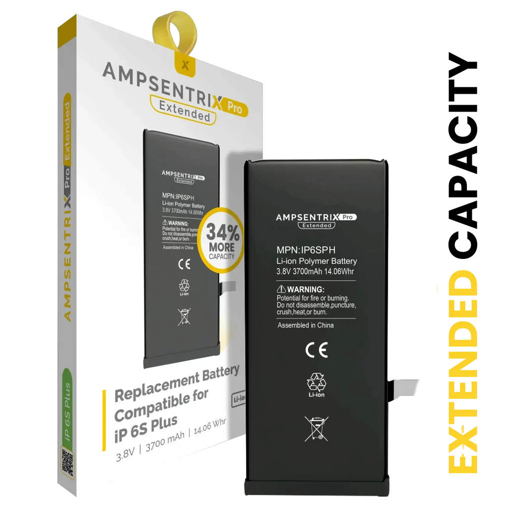 Replacement Battery For iPhone 6S Plus (AmpSentrix Pro Extended)