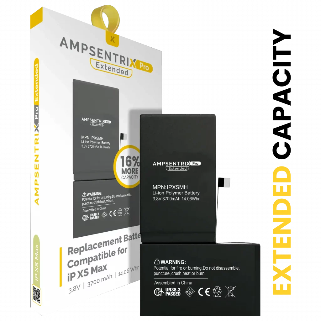 Replacement Battery For iPhone XS Max (AmpSentrix Pro Extended)