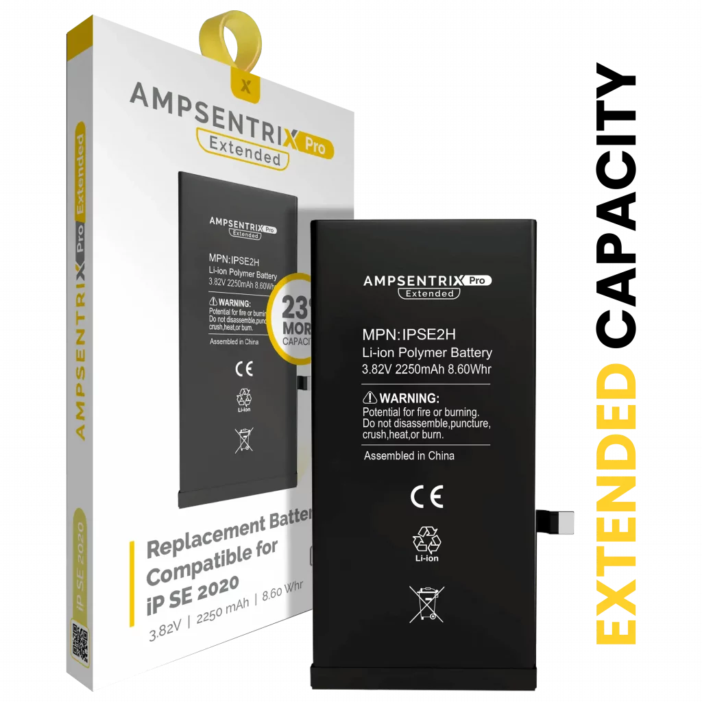 Replacement Battery For iPhone SE (2020) (AmpSentrix Pro Extended)