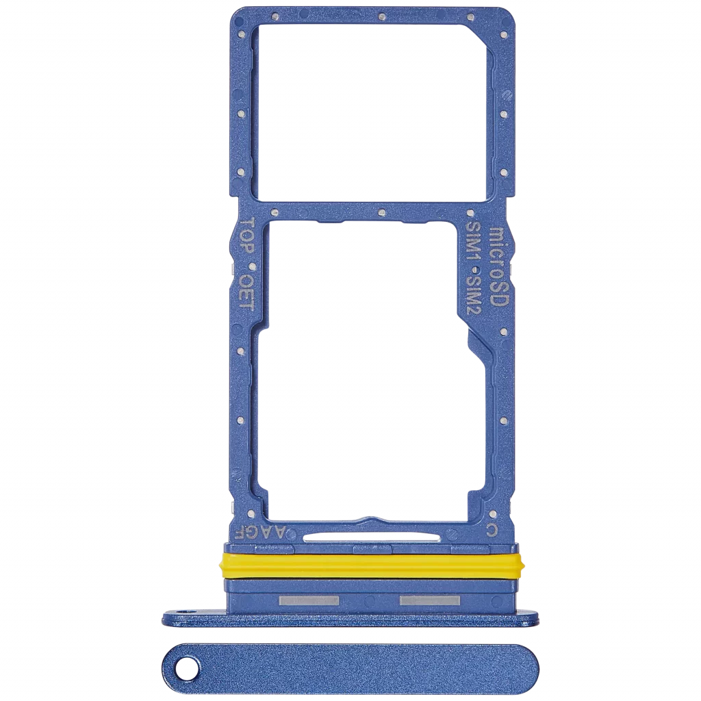 Dual Sim Card Tray For Samsung Galaxy A17 5G (A176 / 2025) (Premium) (Blue)