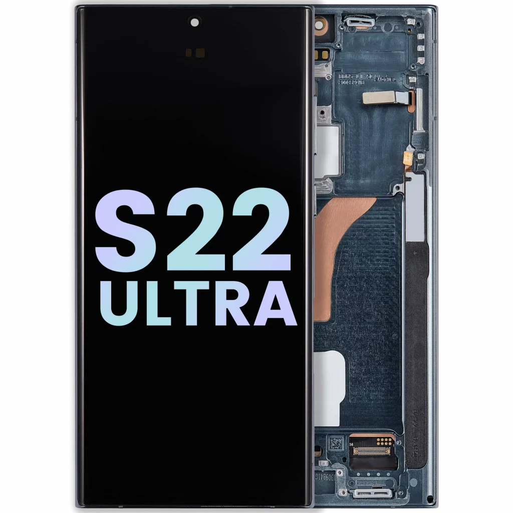 OLED Assembly With Frame For Samsung Galaxy S22 Ultra 5G (Service Pack) (Green)