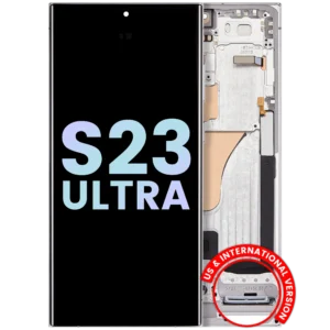 OLED Assembly With Frame For Samsung Galaxy S23 Ultra 5G (US & International) (Service Pack) (Sky Blue & Lime)
