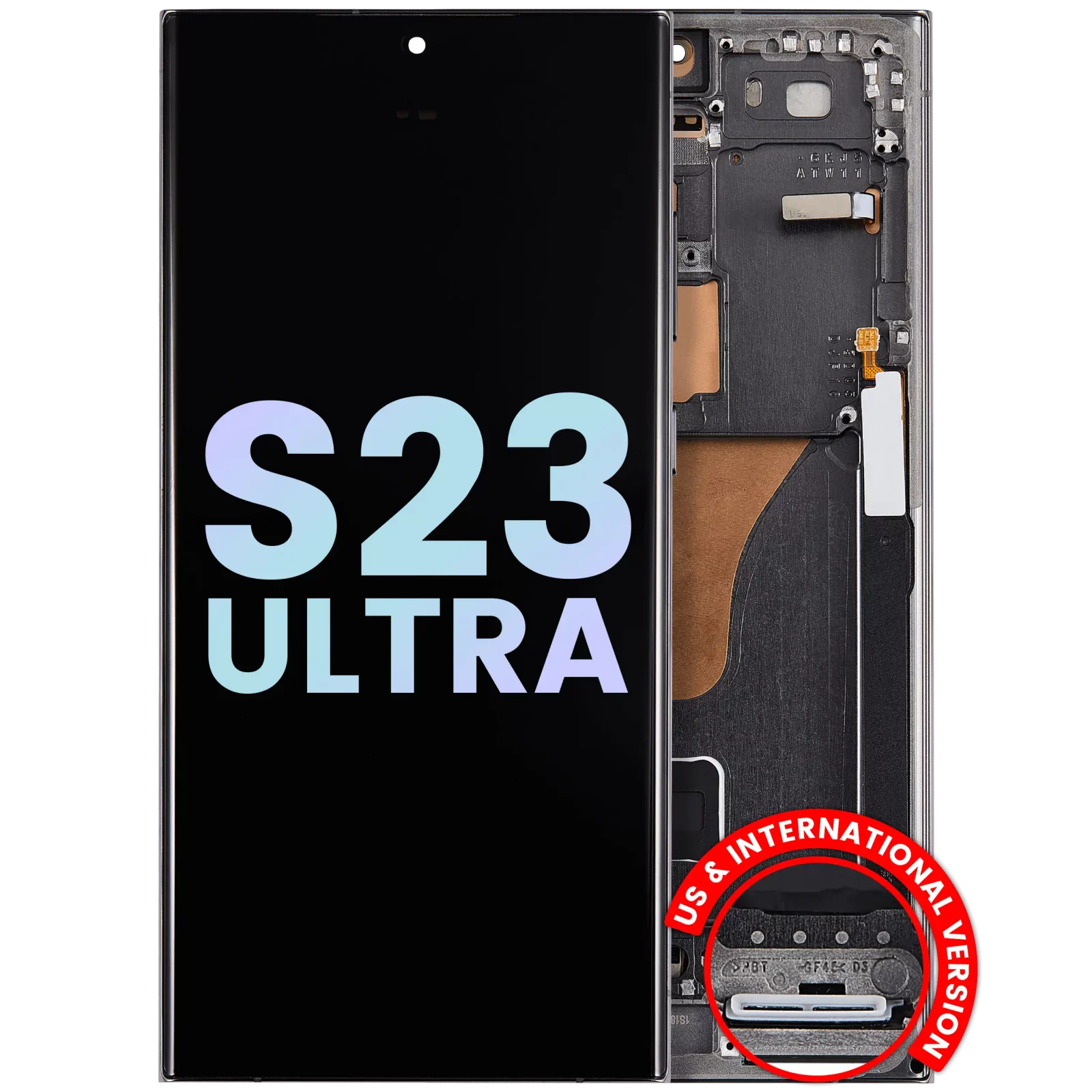 OLED Assembly With Frame For Samsung Galaxy S23 Ultra 5G (US & International) (Service Pack) (Green)