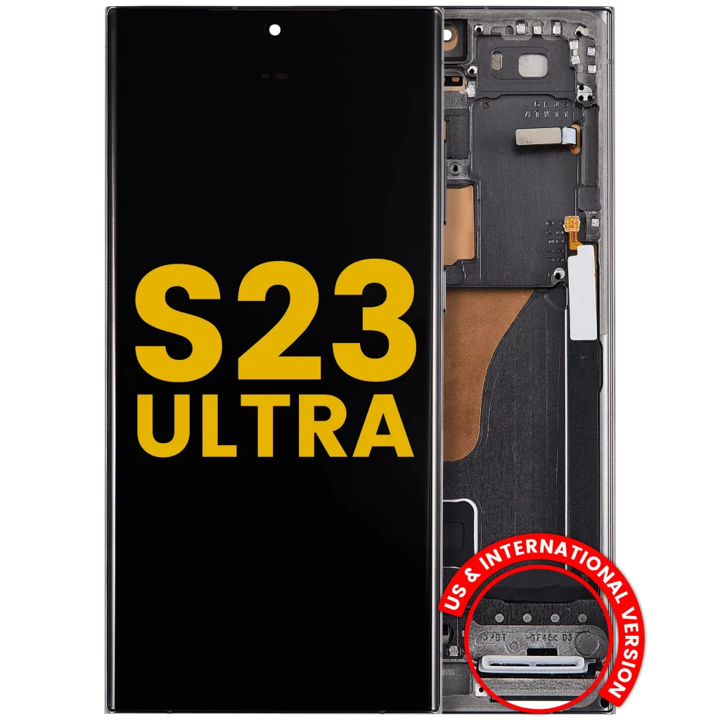 OLED Assembly With Frame For Samsung Galaxy S23 Ultra (US & International) (Refurbished) (Green)