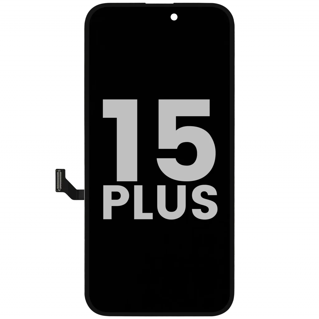 OLED Assembly Compatible For iPhone 15 Plus with Light Sensor Flex Cable (Used OEM Pull: Grade A)