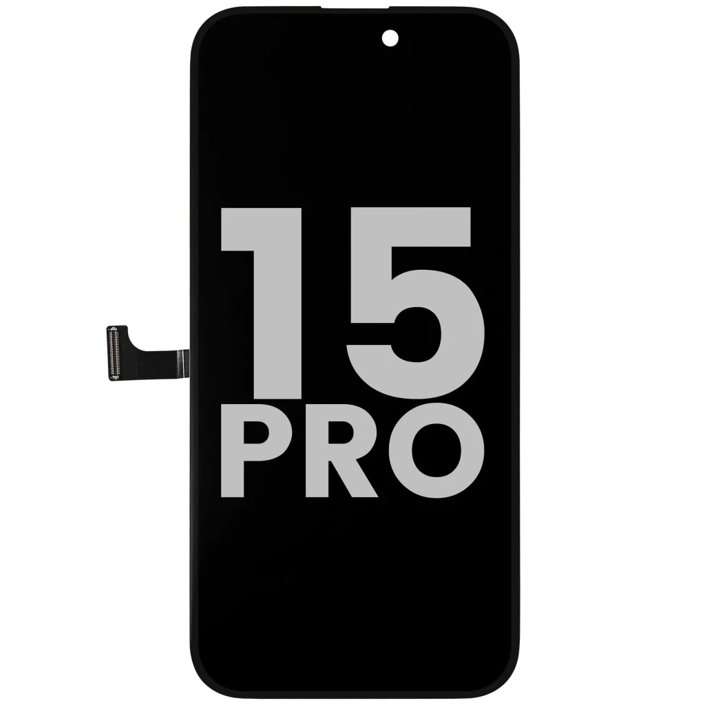 OLED Assembly Compatible For iPhone 15 Pro with Light Sensor Flex Cable (Used OEM Pull: Grade A)