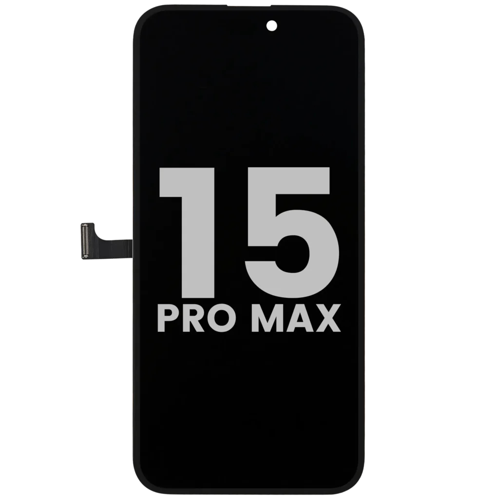 OLED Assembly Compatible For iPhone 15 Pro Max with Light Sensor Flex Cable (Used OEM Pull: Grade A)