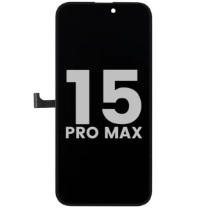 OLED Assembly Compatible For iPhone 15 Pro Max with Light Sensor Flex Cable (Used OEM Pull: Grade A)