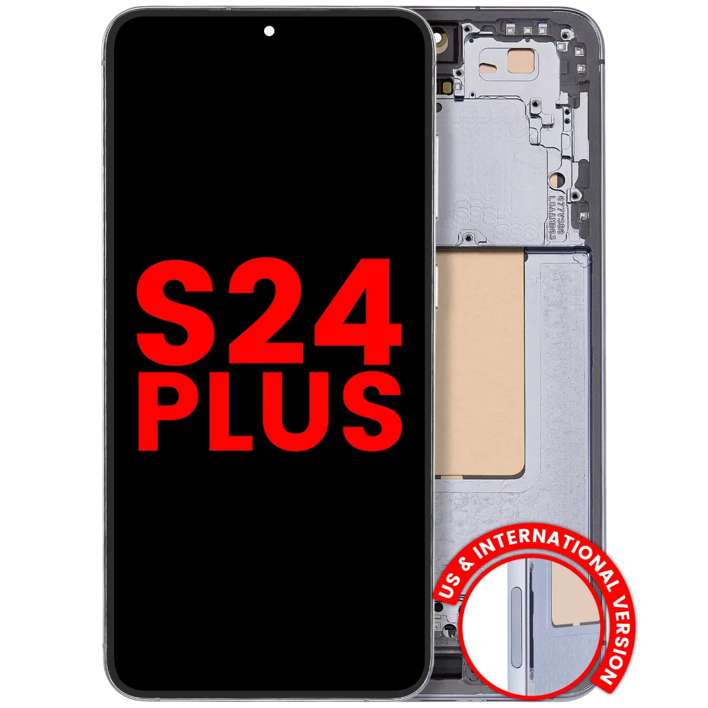 OLED Assembly With Frame Compatible For Samsung Galaxy S24 Plus 5G (US & International Version) (Aftermarket Plus) (Sapphire Blue)