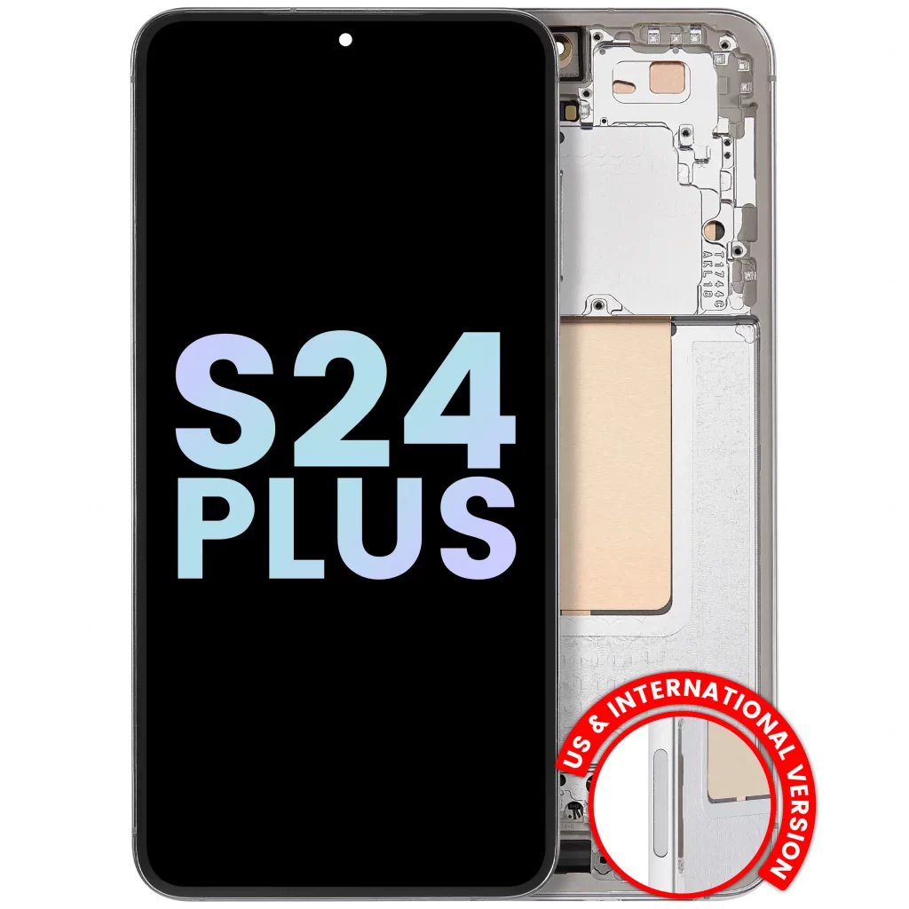 OLED Assembly With Frame For Samsung Galaxy S24 Plus 5G (US & International Version) (Service Pack) (Marble Grey)