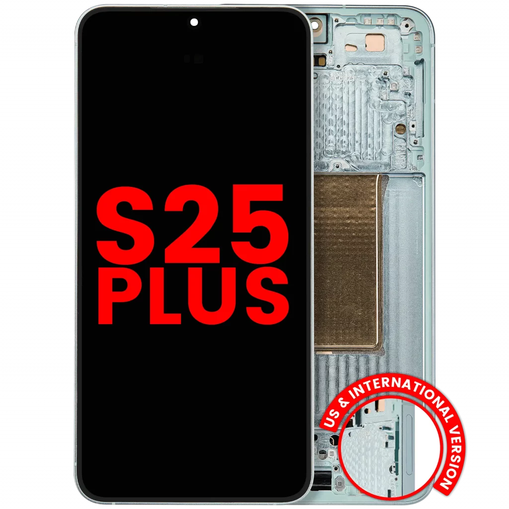 OLED Assembly With Frame For Samsung Galaxy S25 Plus 5G (US & International Version) (Aftermarket Plus) (Mint)
