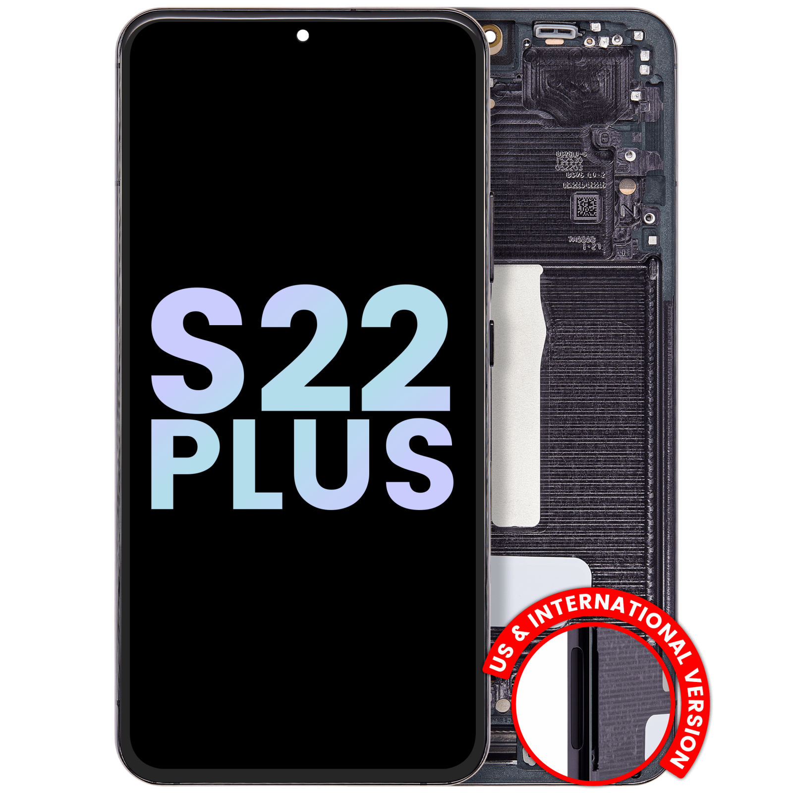 OLED Assembly With Frame For Samsung Galaxy S22 Plus 5G (Service Pack) (Phantom Black)