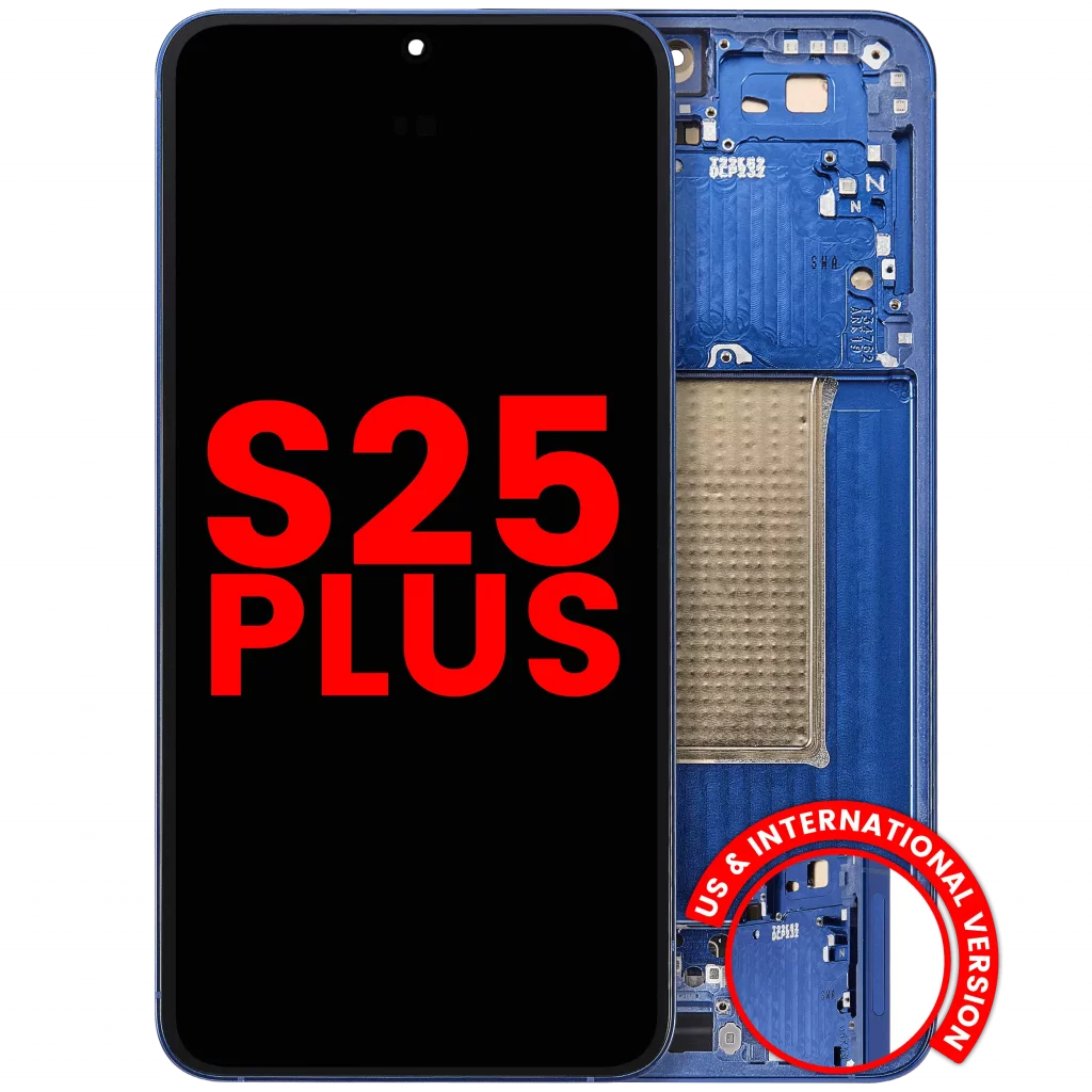 OLED Assembly With Frame For Samsung Galaxy S25 Plus 5G (US & International Version) (Aftermarket Plus) (Navy)
