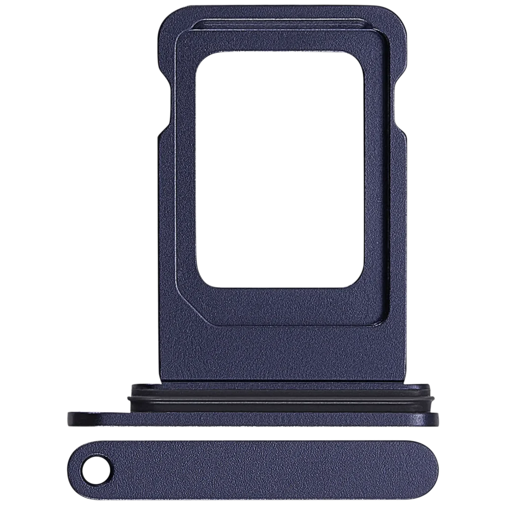 Dual Sim Card Tray Compatible For iPhone 17 Pro / 17 Pro Max (Deep Blue)