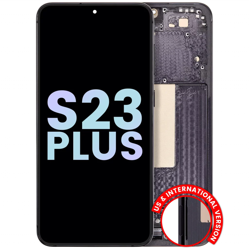 OLED Assembly With Frame For Samsung Galaxy S23 Plus 5G (US & International) (Service Pack) (Phantom Black)
