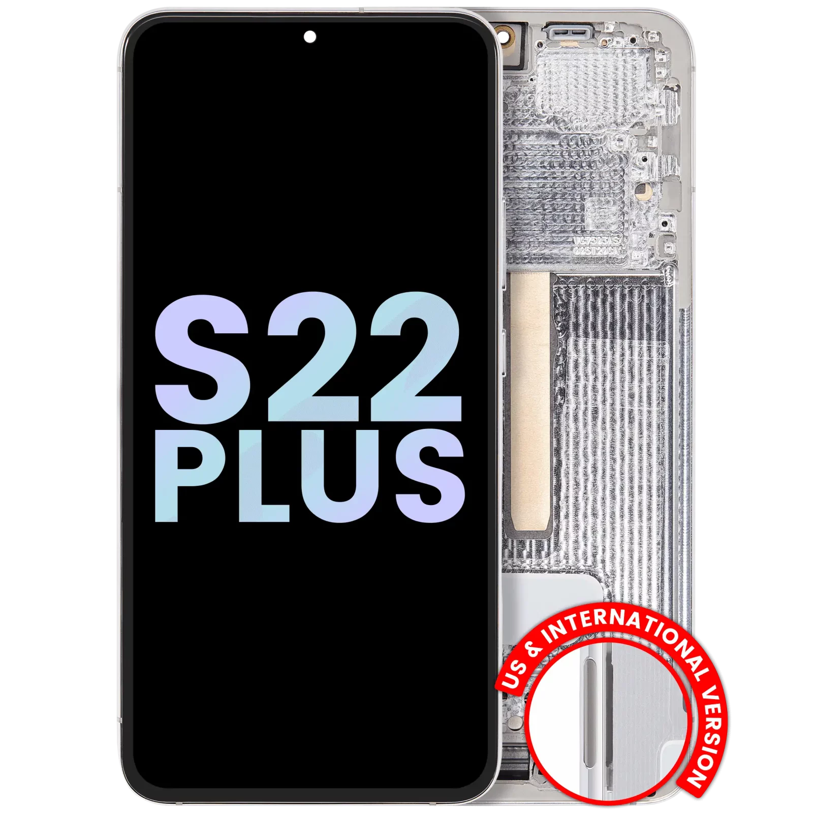 OLED Assembly With Frame For Samsung Galaxy S22 Plus 5G (Service Pack) (White)