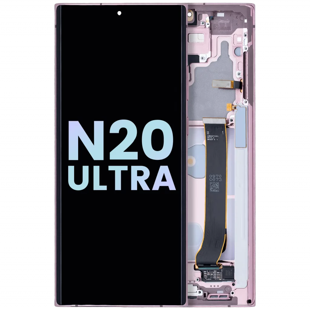 OLED Assembly With Frame For Samsung Galaxy Note 20 Ultra 5G (Service Pack) (Mystic Bronze)