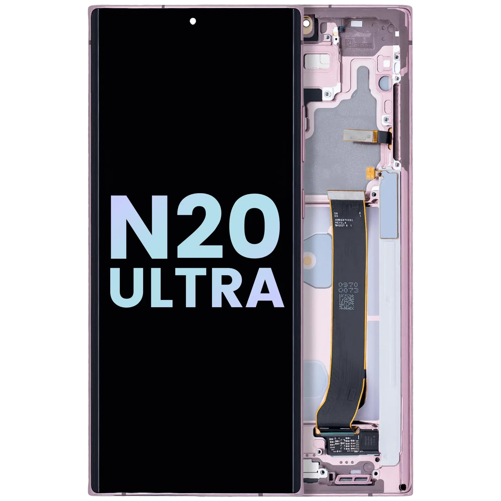 OLED Assembly With Frame For Samsung Galaxy Note 20 Ultra 5G (Service Pack) (Mystic Bronze)