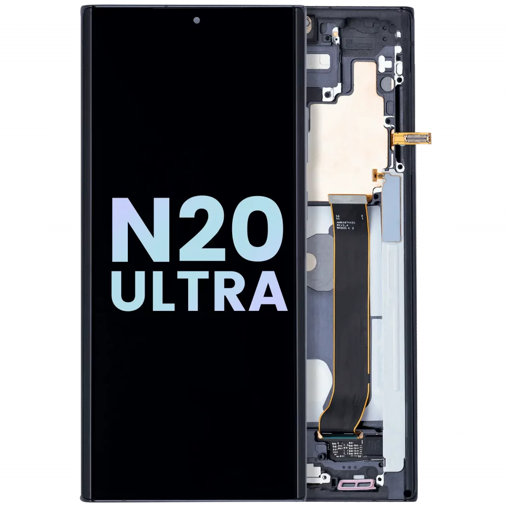 OLED Assembly With Frame For Samsung Galaxy Note 20 Ultra 5G (Service Pack) (Mystic Black)