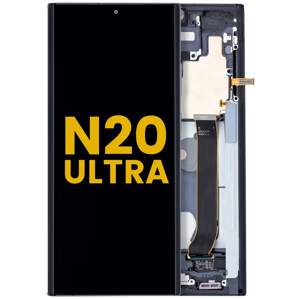 OLED Assembly With Frame For Samsung Galaxy Note 20 Ultra 5G (Refurbished) (Mystic Black)