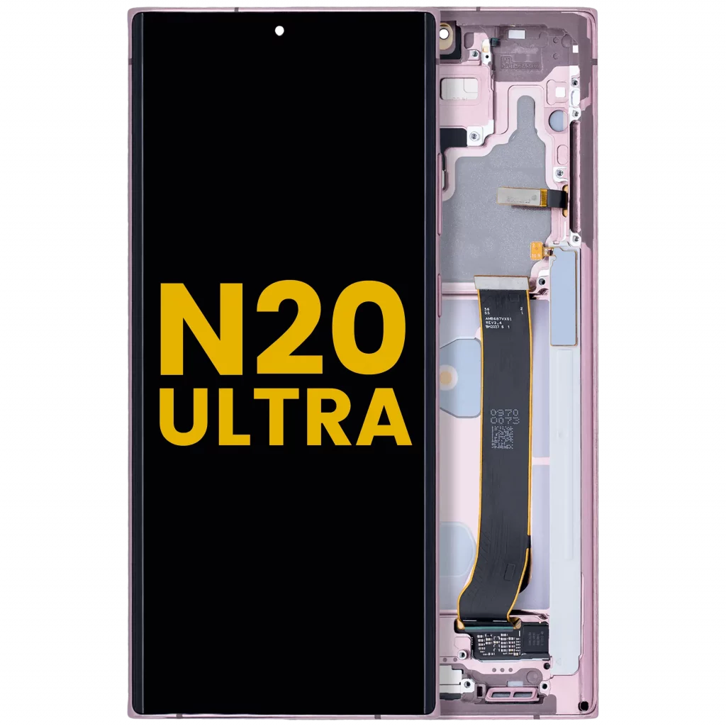 OLED Assembly With Frame For Samsung Galaxy Note 20 Ultra 5G (Refurbished) (Mystic Bronze)