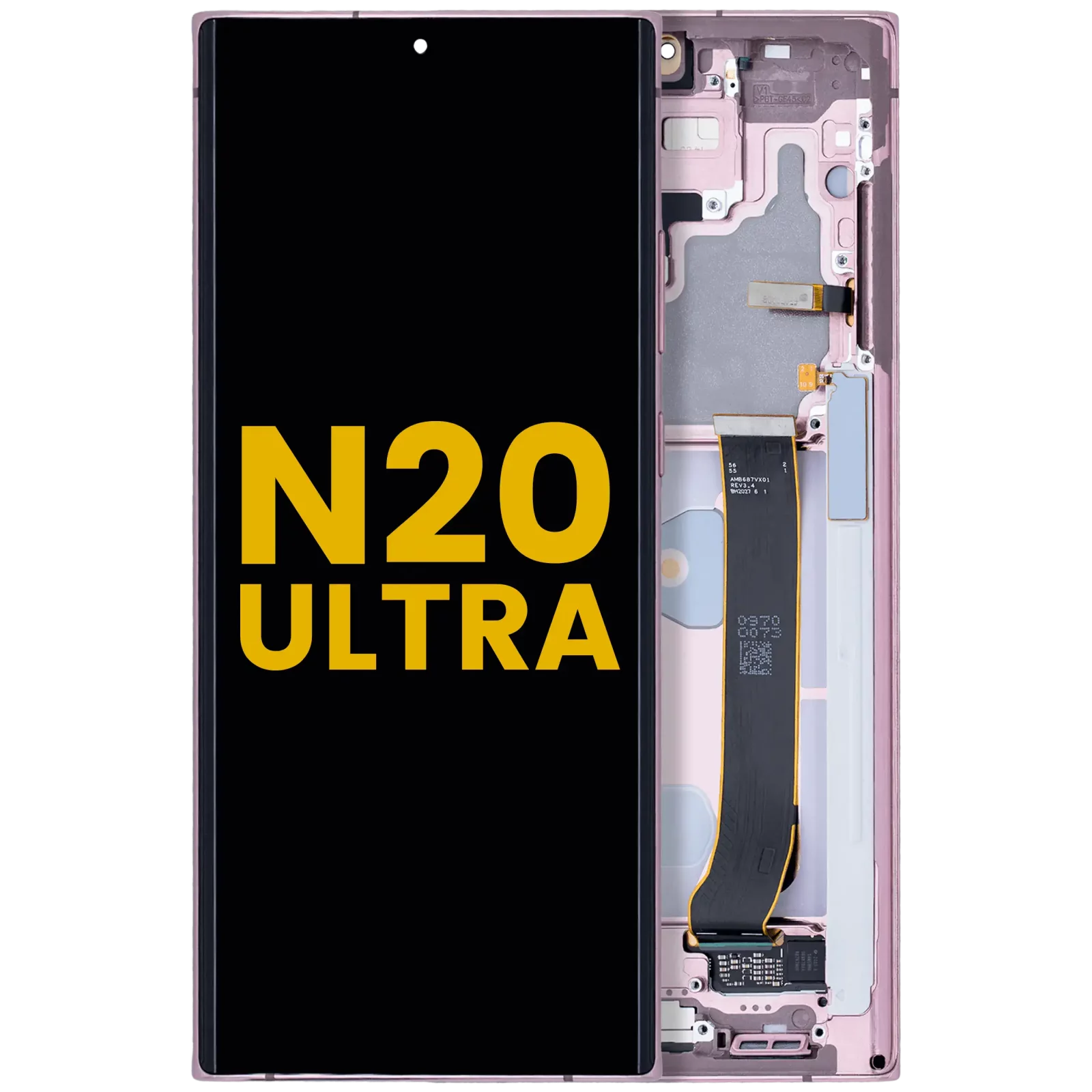 OLED Assembly With Frame For Samsung Galaxy Note 20 Ultra 5G (Refurbished) (Mystic Bronze)