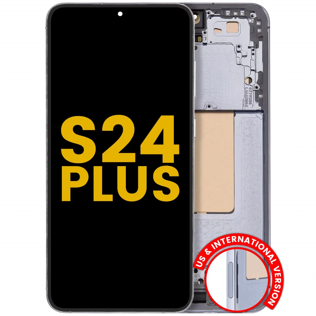 OLED Assembly With Frame For Samsung Galaxy S24 Plus 5G (US & International Version) (Refurbished) (Sapphire Blue)