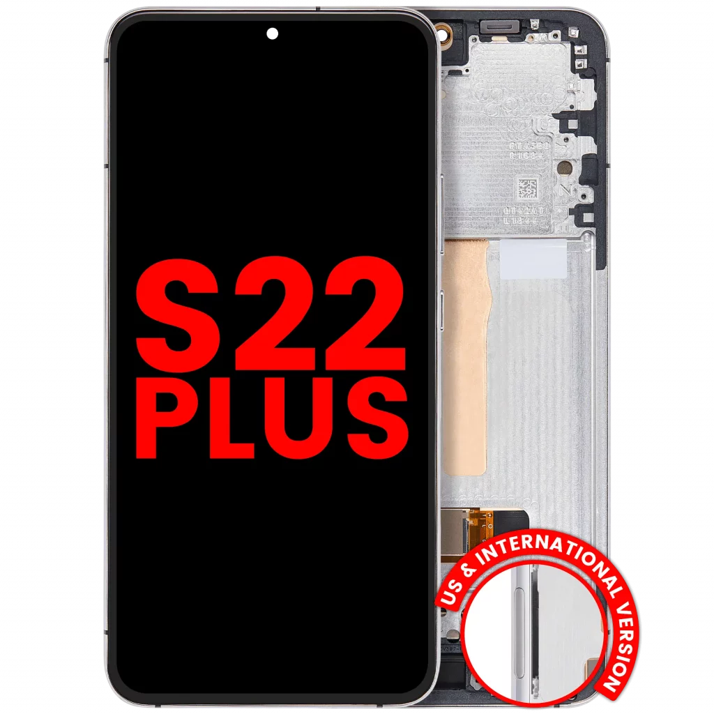 OLED Assembly With Frame For Samsung Galaxy S22 Plus 5G (US & International Version) (Aftermarket Plus) (White)