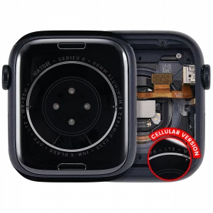 Housing Assembly For Watch Series 8 (45MM) (Used OEM Pull: Grade A) (Cellular Version) (Aluminum / Midnight)