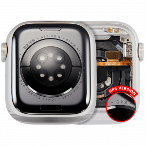 Housing Assembly For Watch Series 9 (41MM) (Used OEM Pull: Grade A) (GPS Version) (Aluminum / Silver)