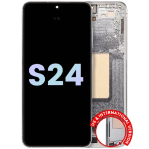 OLED Assembly With Frame For Samsung Galaxy S24 5G (US & International Version) (Service Pack) (Marble Grey)