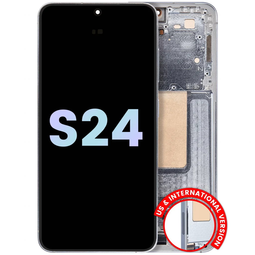OLED Assembly With Frame For Samsung Galaxy S24 5G (US & International Version) (Service Pack) (Sapphire Blue)