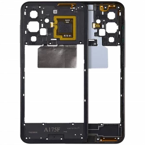 Mid-Frame Housing For Samsung Galaxy A17 4G (A175 / 2025) (Black)