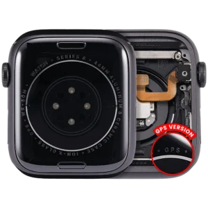 Housing Assembly For Watch Series 6 (44MM) (Used OEM Pull: Grade A) (GPS Version) (Aluminum / Space Black)