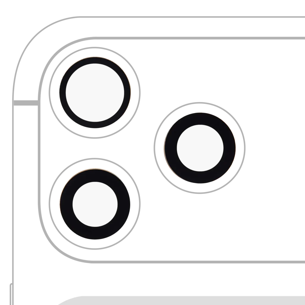 Back Camera Lens (Glass Only) With Adhesive For iphone 17 Pro / 17 Pro Max (3 piece set) (Real Sapphire) (Premium) (10 Pack)