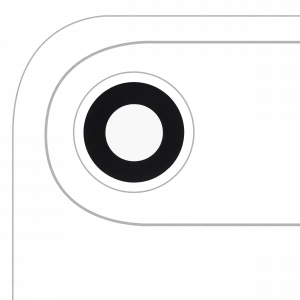 Back Camera Lens (Glass Only) With Adhesive For iPhone Air (Aftermarket Plus) (10 Pack)