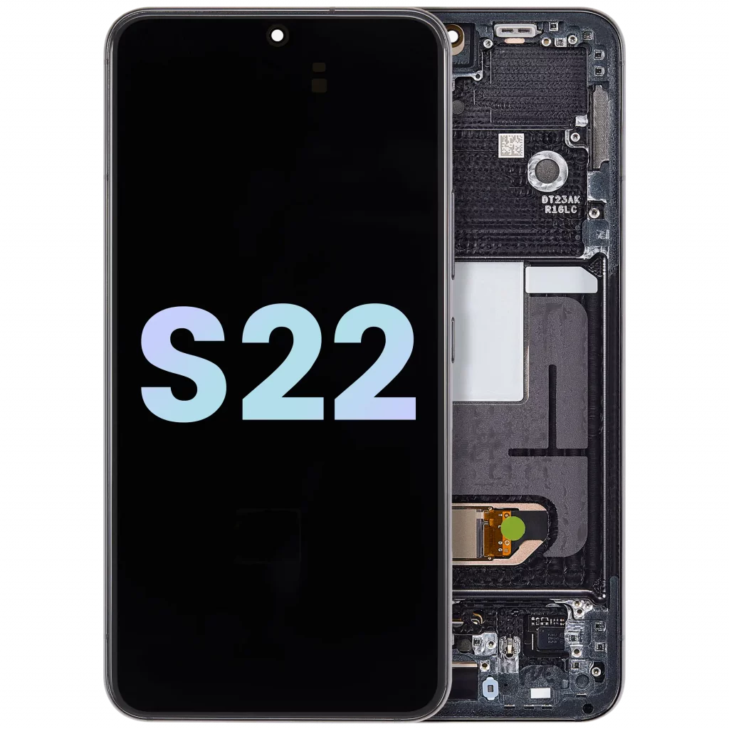 OLED Assembly With Frame For Samsung Galaxy S22 5G (Service Pack) (Phantom Black)