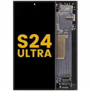 OLED Assembly With Frame For Samsung Galaxy S24 Ultra (Refurbished) (Titanium Black)